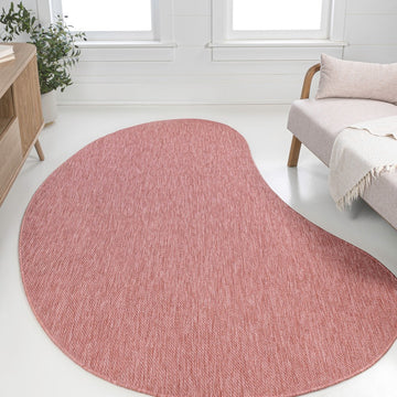Evan Modern Rustic Organic Curve Indoor/Outdoor Area Rug